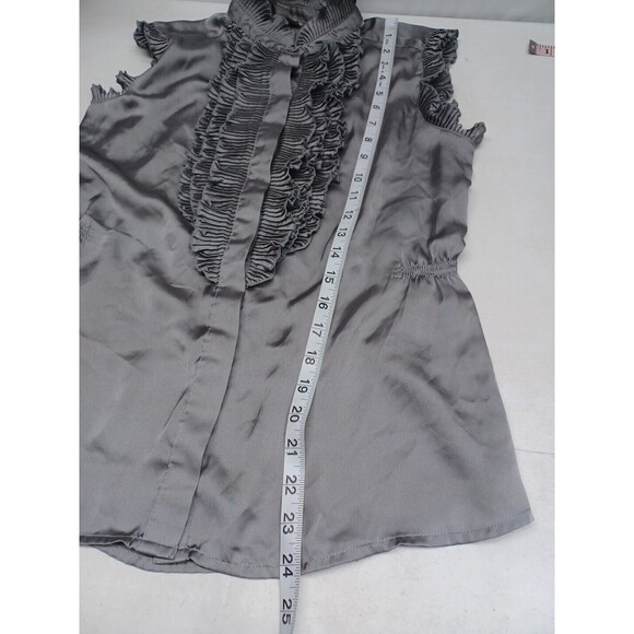 Converse One Star Blouse Adult Gray Sleeveless Shirt Womens Sz M - Picture 8 of 11